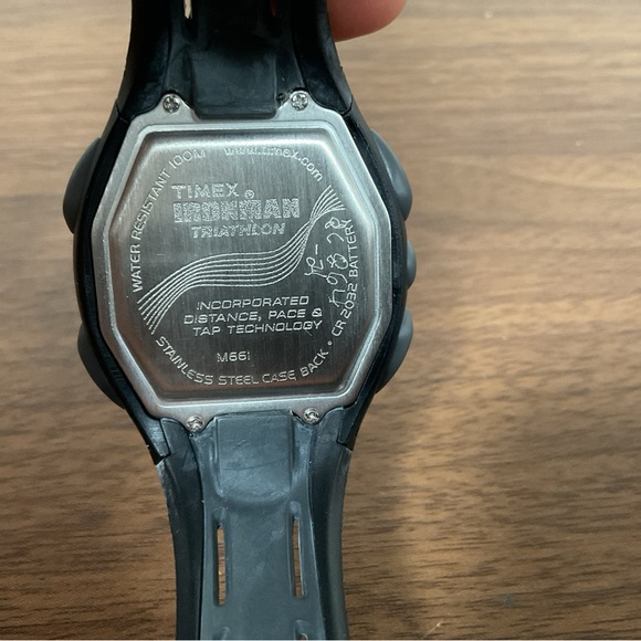 TIMEX Ironman Triathlon Digital 250 Lap Tap M661 Men’s Watch Black WR 100m - Picture 7 of 7